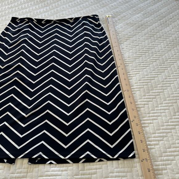 Talbots Black 3 Piece Skirt Outfit Suit Sleeveless Top & Cardigan Sweater Large - Picture 8 of 11